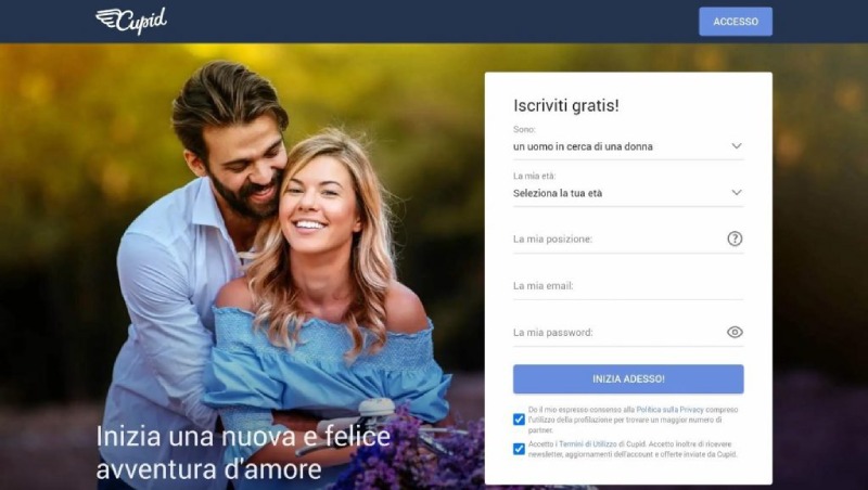 Iscrizione semplice e gratuita